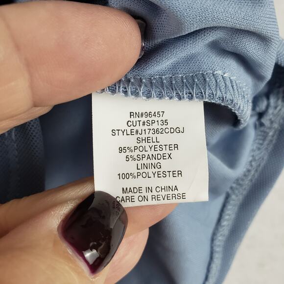 Stitch & Pine Size XS Short Sleeve Corset Style Tee Light Blue Renaissance Fairy - Picture 6 of 9